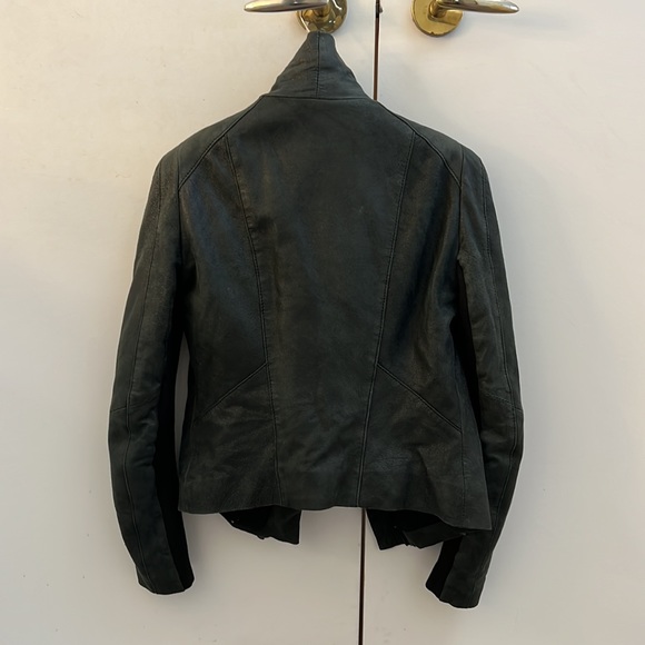 Maje Leather Jacket - Picture 2 of 3